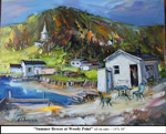 Summer Breeze-Woody Point, Oil on Canvas